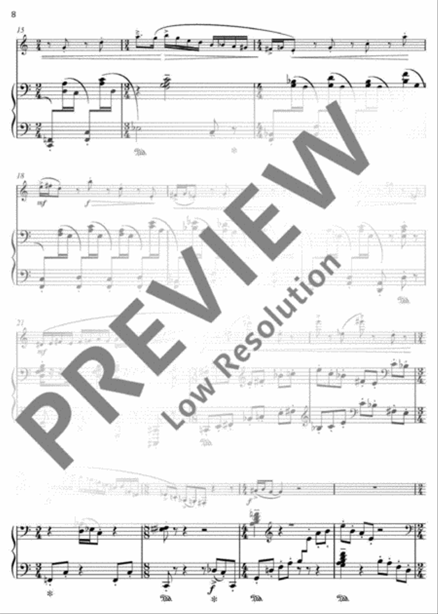 Our Lady's Minstrel B-Flat Clarinet scores gallery preview page 9