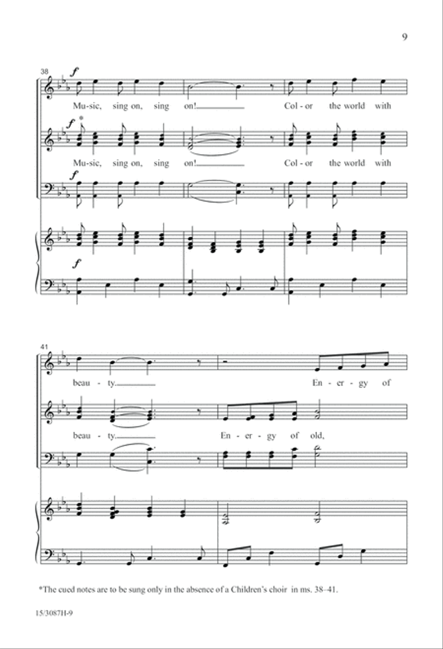 Music, Sing On! 4-Part scores gallery preview page 10