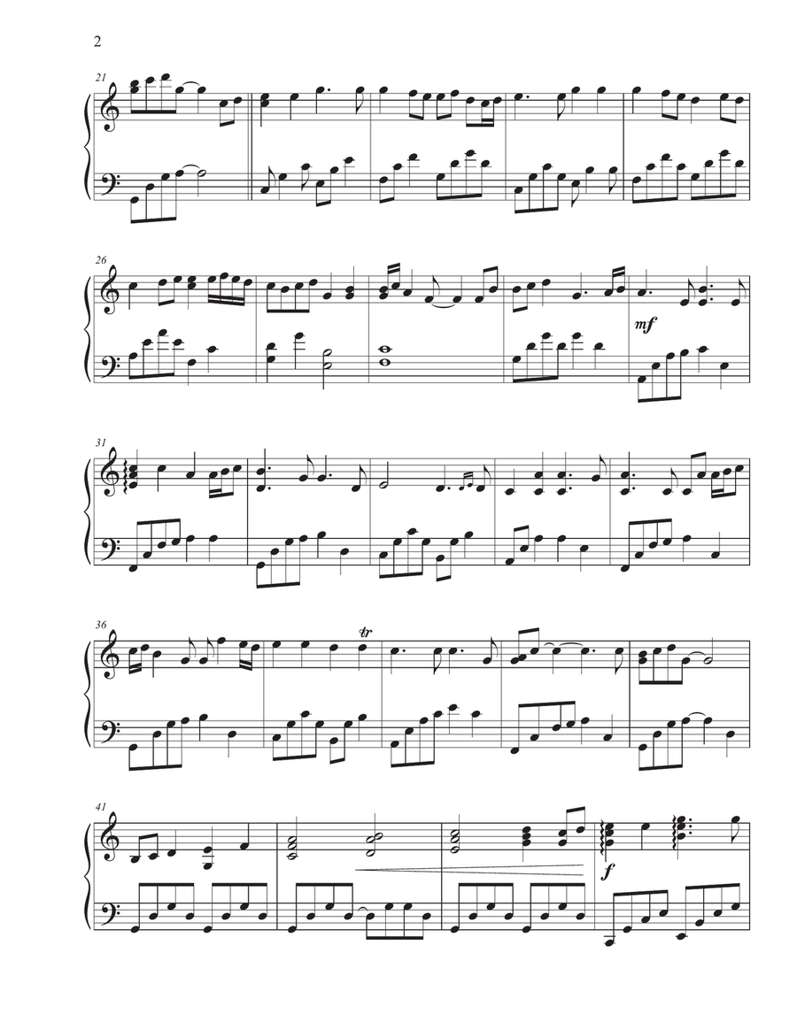 Rebecca Piano Solo scores gallery preview page 2