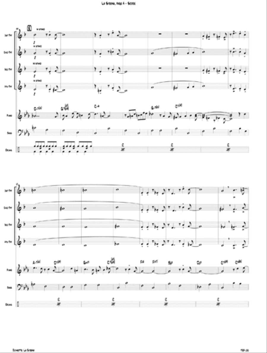 La Sirena Small Ensemble scores gallery preview page 5