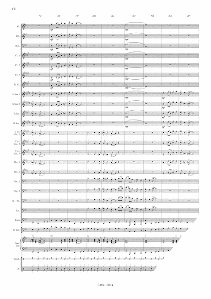Riverside Concert Band scores gallery preview page 13