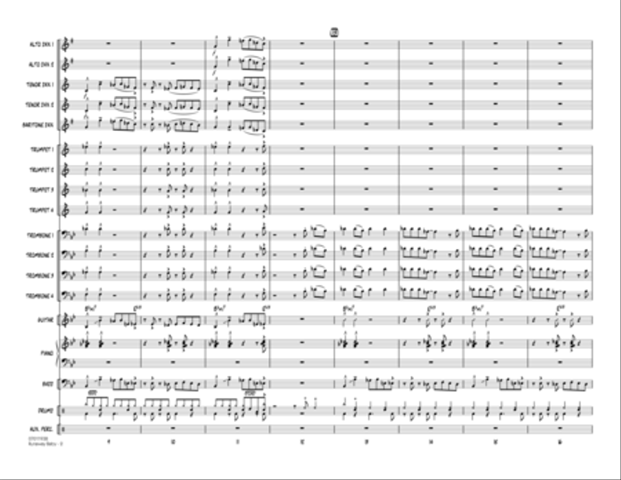 Runaway Baby - Conductor Score (Full Score) Jazz Ensemble scores gallery preview page 2
