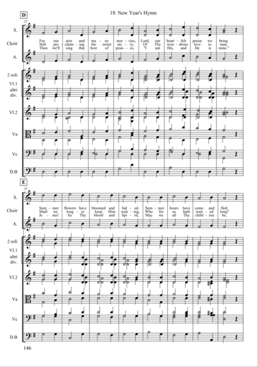 New Year's Hymn String Orchestra scores gallery preview page 3