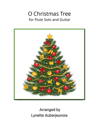 O Christmas Tree - Flute Solo with Guitar Chords
