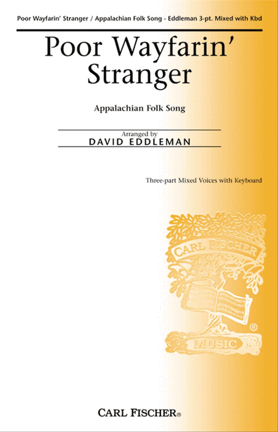 Poor Wayfarin' Stranger 3-Part scores gallery preview page 1