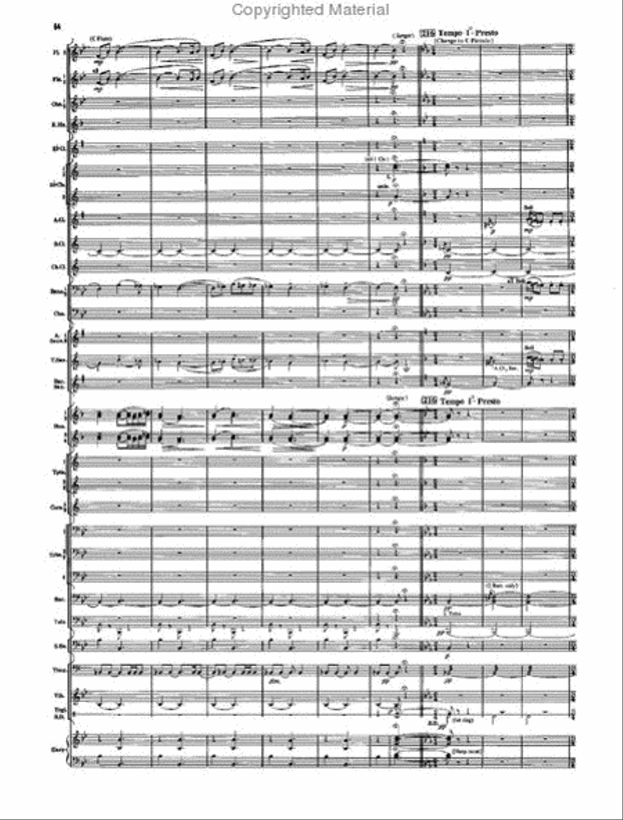 Armenian Dances, Part II Concert Band scores gallery preview page 62