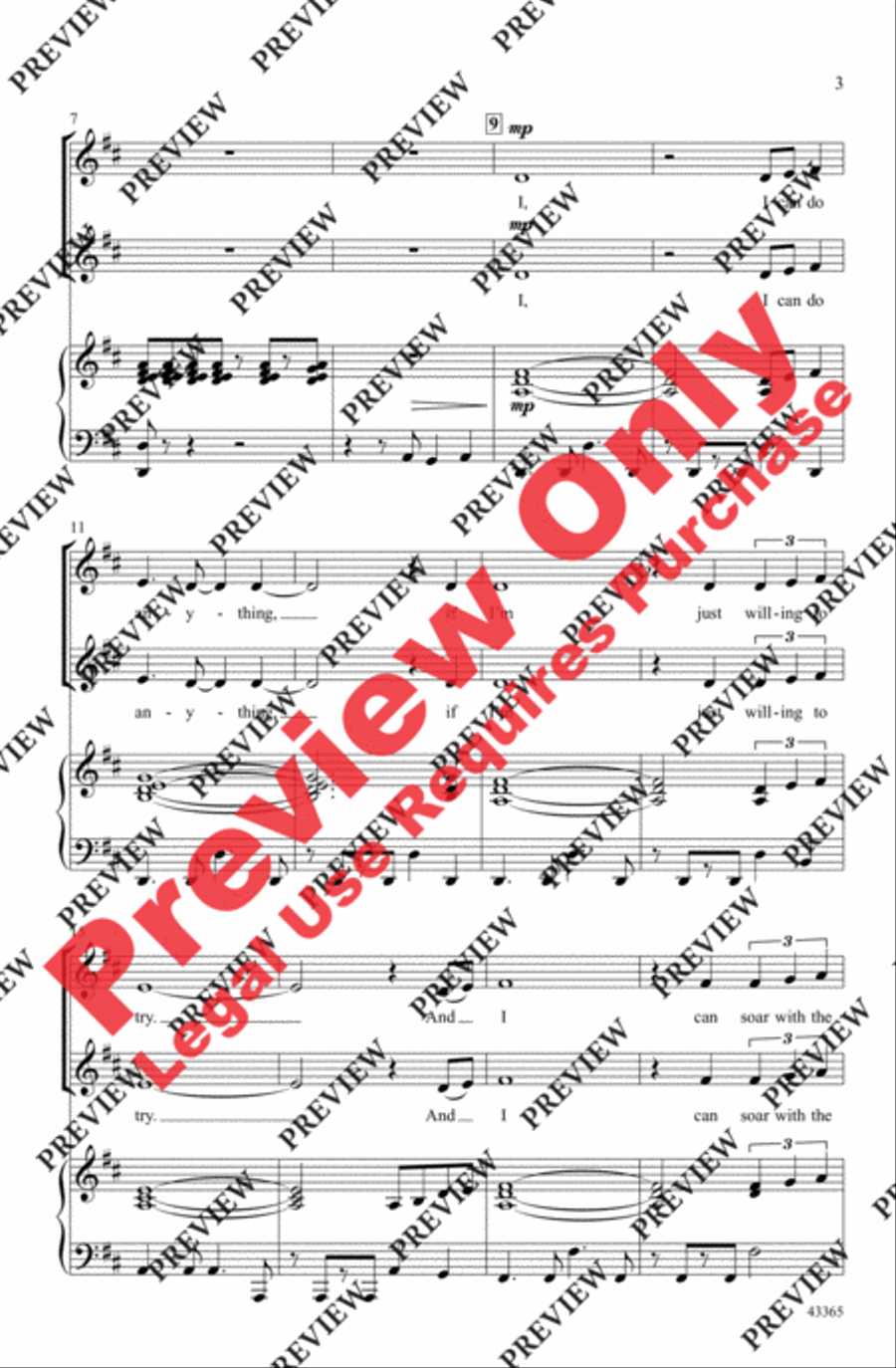 Dream - SoundTrax CD (CD only) Choir scores gallery preview page 3