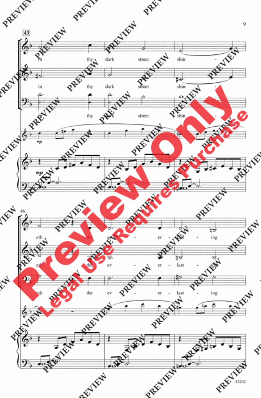 Prelude to Bethlehem 3-Part scores gallery preview page 9