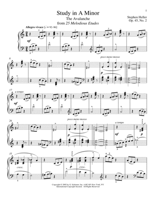 Avalanche, Op. 45, No. 2