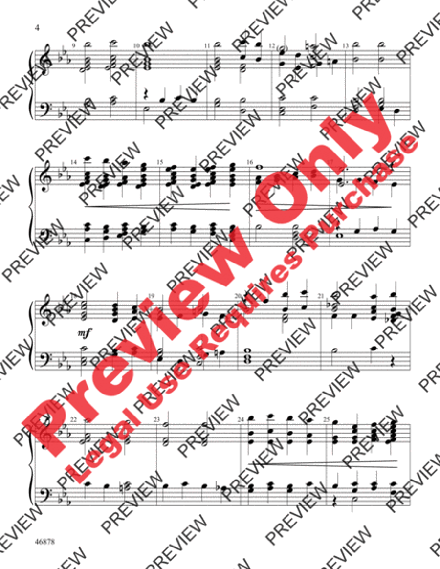 An English Hymn Sketchbook Handbell Choir scores gallery preview page 4