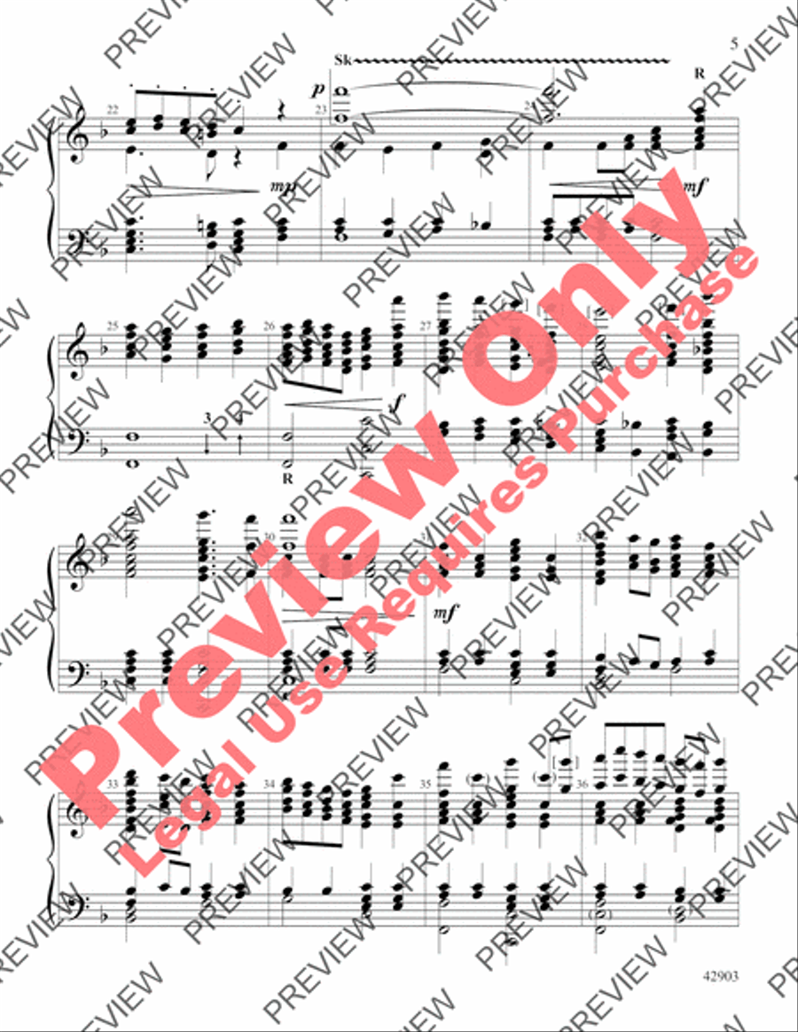 O Come, All Ye Faithful O Come, All Ye Faithful Handbell Choir scores gallery preview page 5