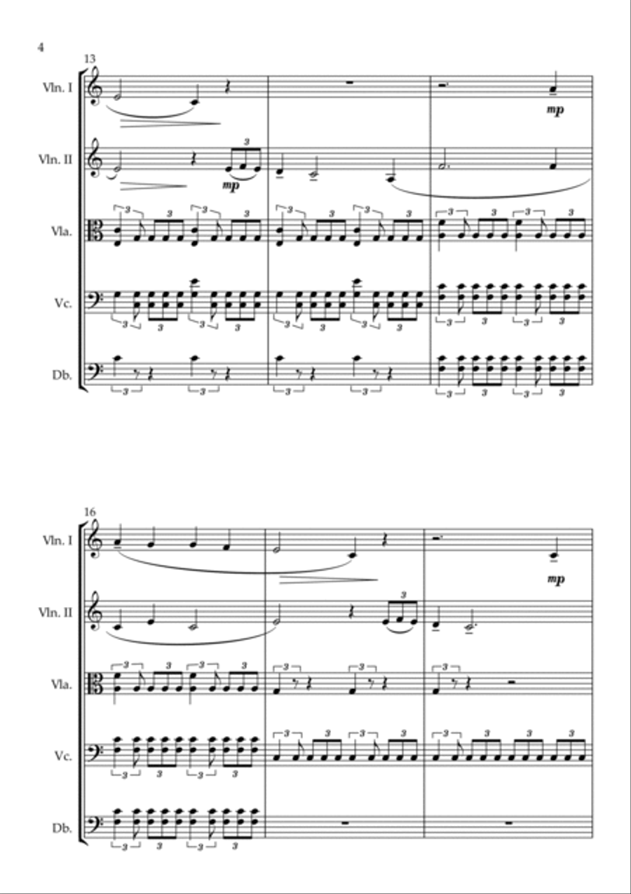 The Gardens Tale String Quartet scores gallery preview page 4