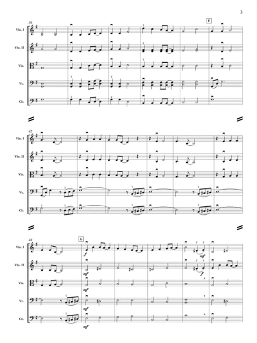 Fantasia on Two Christmas Themes Orchestra scores gallery preview page 4