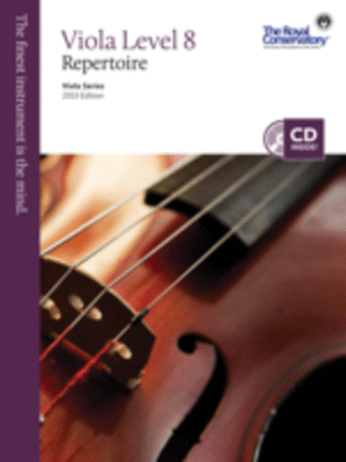 Book cover for Viola Repertoire 8