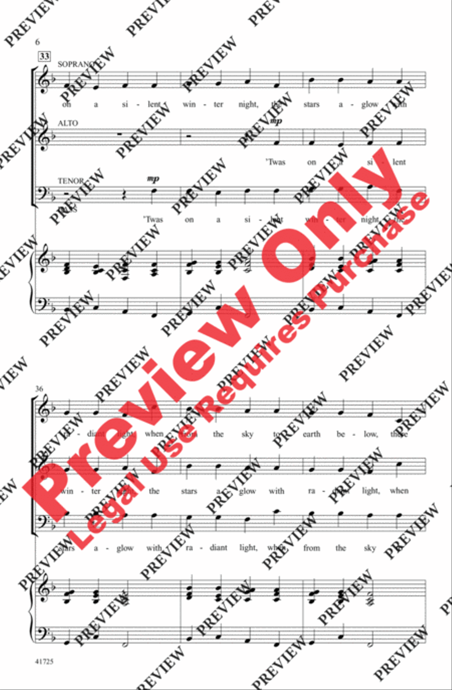 Winter Canon - SoundTrax CD (CD only) Choir scores gallery preview page 6