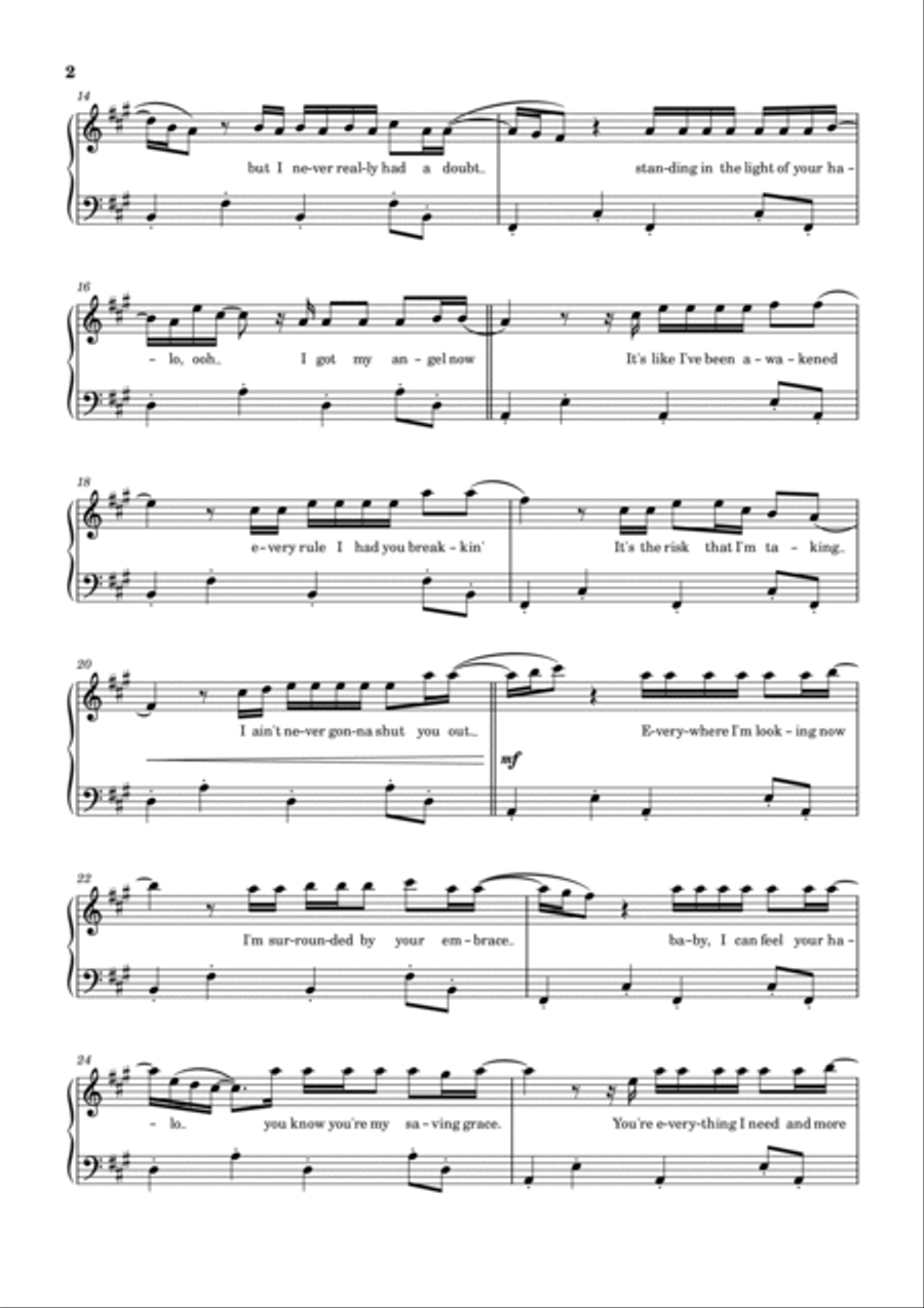 Halo Easy Piano scores gallery preview page 2