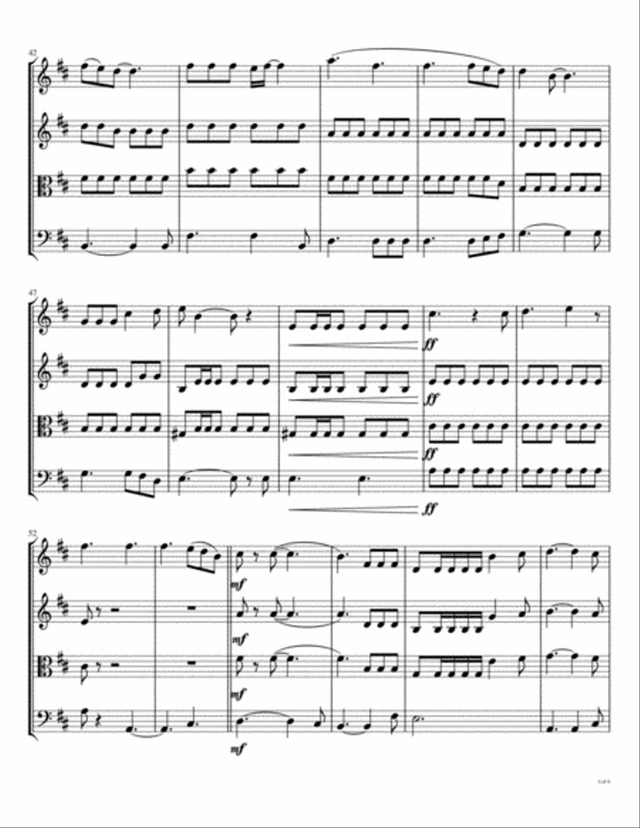 This Boy (ringo's Theme) String Quartet scores gallery preview page 5