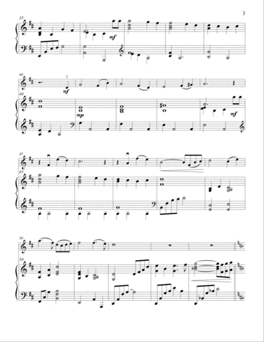 Hiding in Thee Violin Solo scores gallery preview page 3