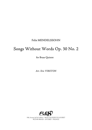 Songs Without Words Opus 30 No. 2
