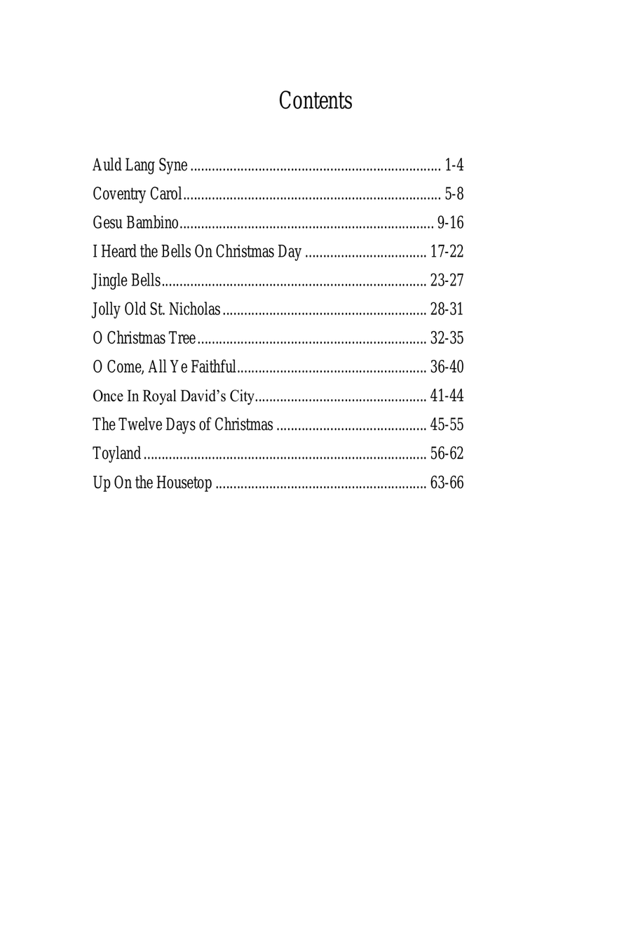 Clarinet and Violin for Christmas, Vol. III (12 arrangements) Clarinet scores gallery preview page 6