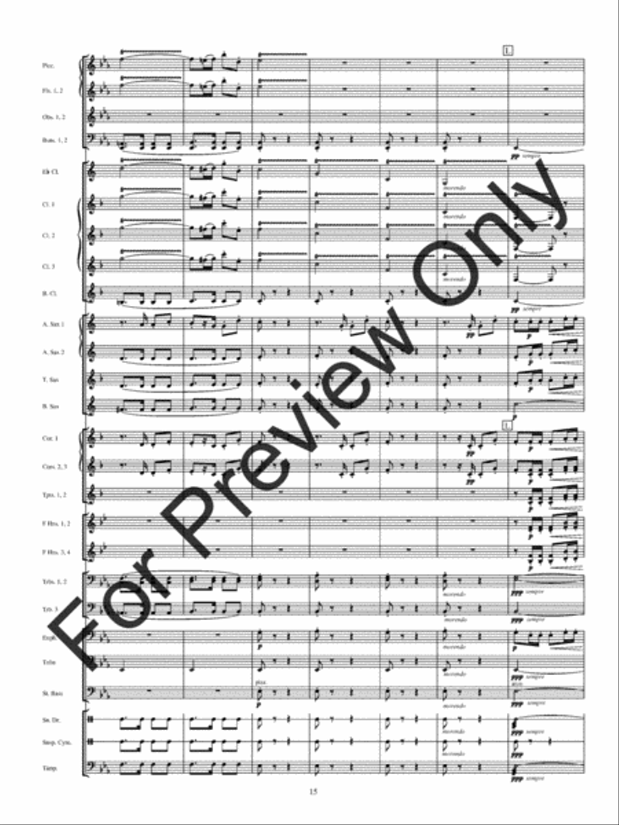 Inglesina The Little English Girl (Score) Concert Band scores gallery preview page 18