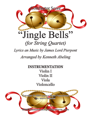 Book cover for Jingle Bells (for String Quartet)
