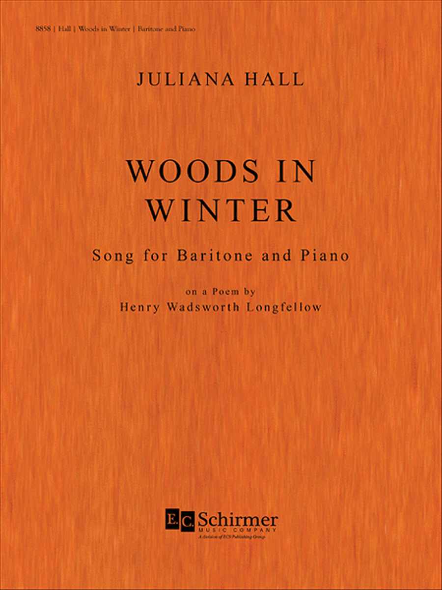 Woods in Winter: Song for Baritone and Piano Baritone Voice scores gallery preview page 1
