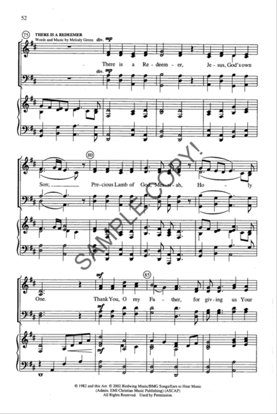 Shadow of the Cross 4-Part scores gallery preview page 38