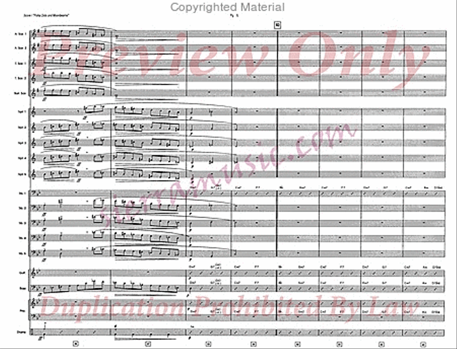 Polka Dots And Moonbeams Jazz Ensemble scores gallery preview page 6