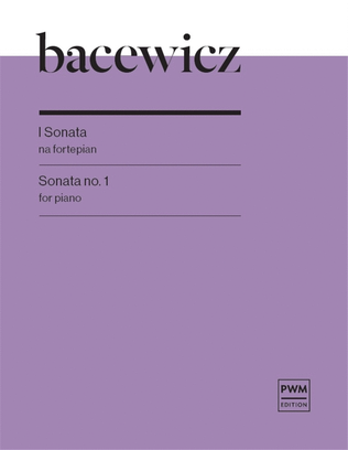 Book cover for Sonata No.1 For Piano