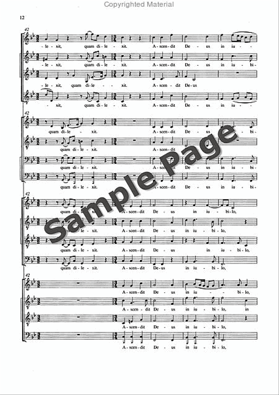 Omnes gentes plaudite Omnes gentes plaudite Mixed Choir scores gallery preview page 13