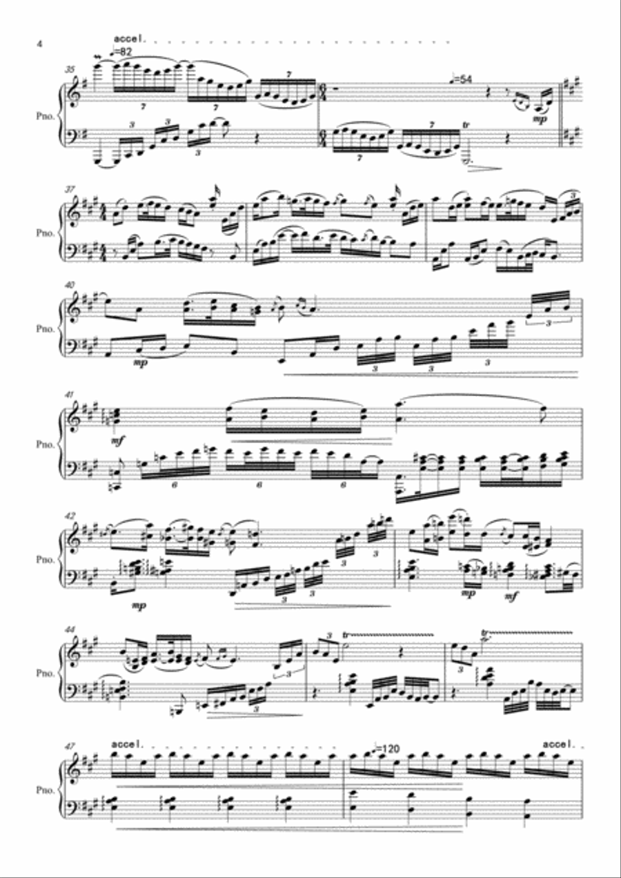 The loess Sentimen Piano Solo scores gallery preview page 4