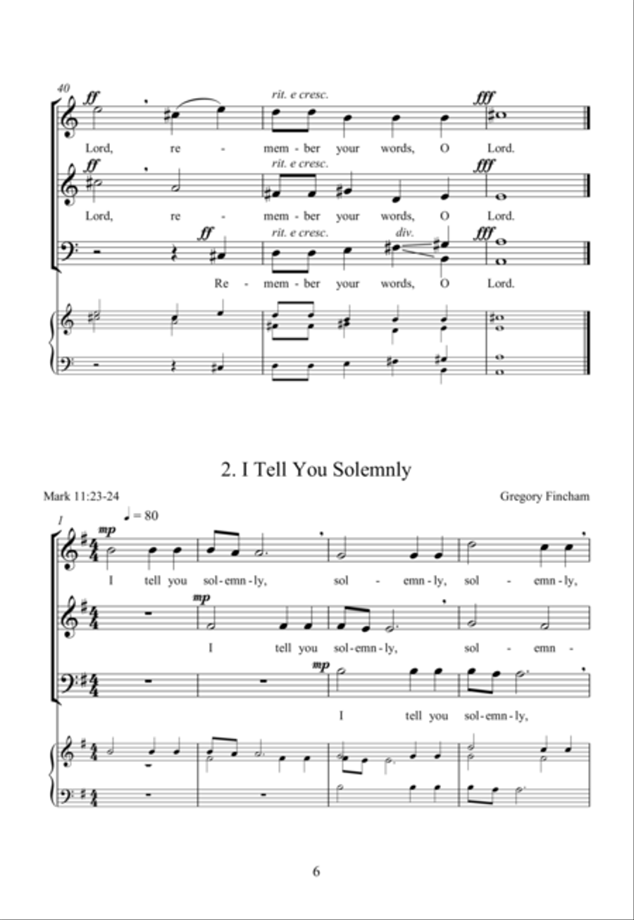 Two Communion Antiphons Two Communion Antiphons 3-Part scores gallery preview page 5