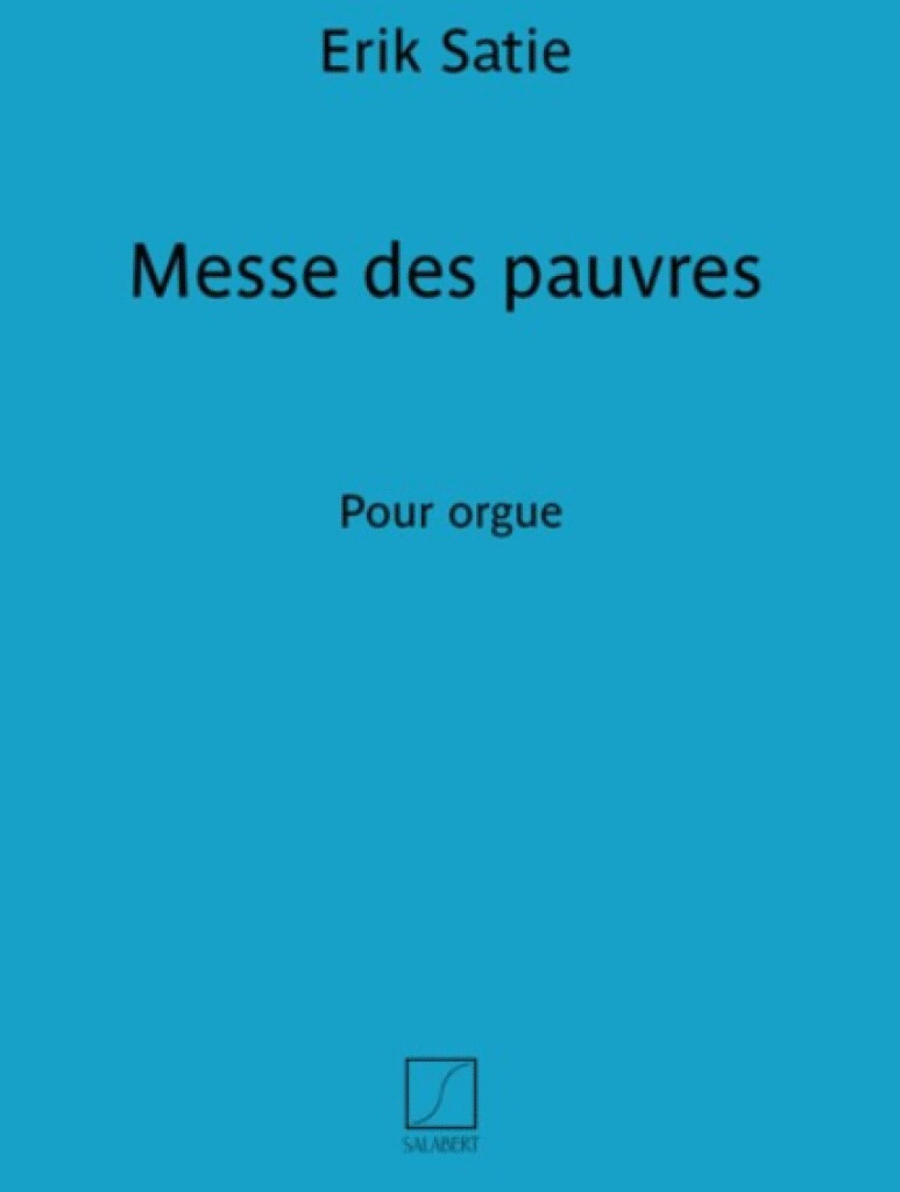 Messe Des Pauvres Choeur-Piano Ou Orgue