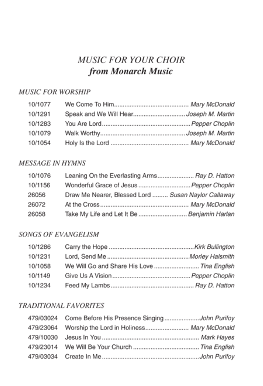 Let Creation Sing! 2-Part scores gallery preview page 12