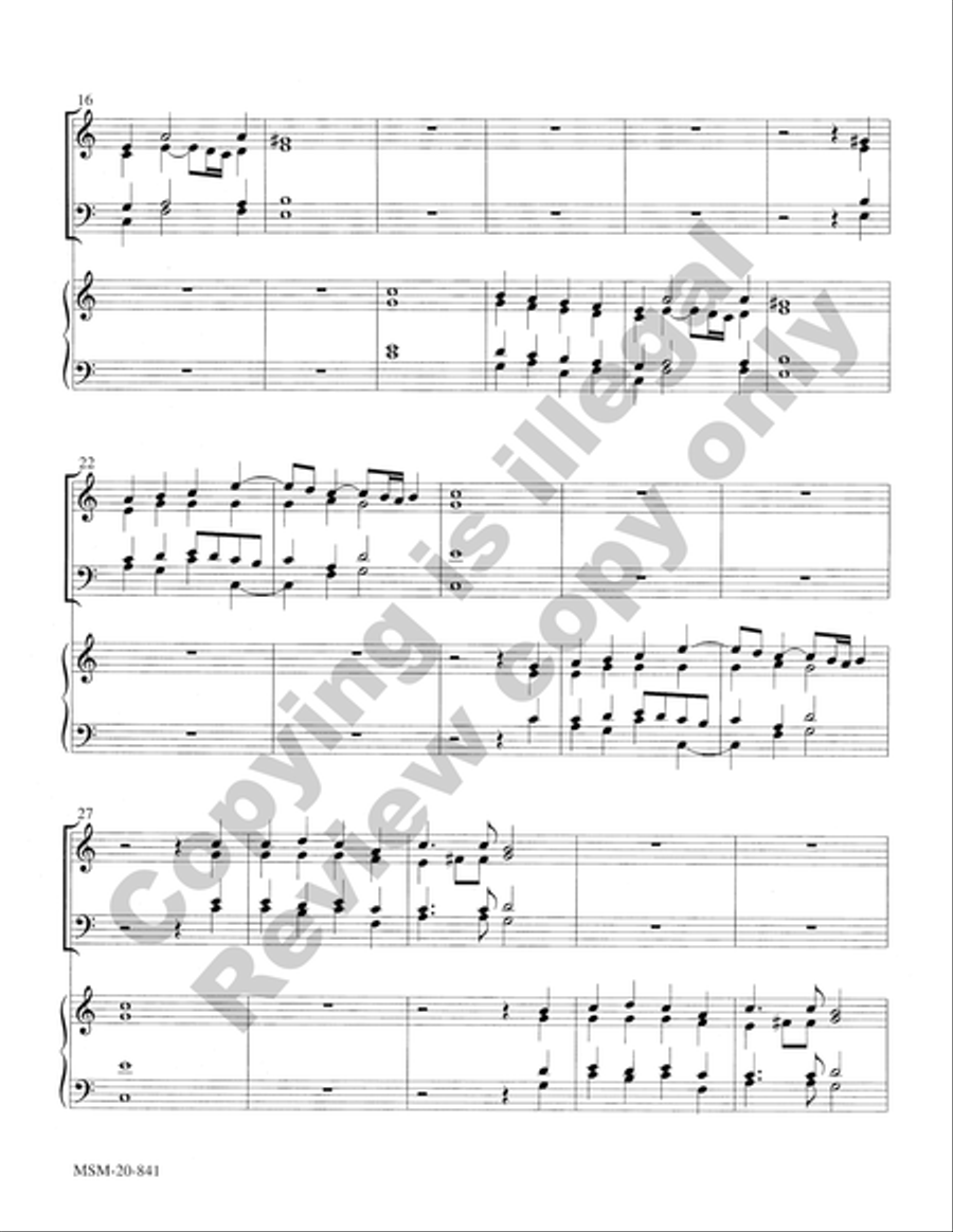 Lord, Let Your Angels Shelter Me Organ scores gallery preview page 6