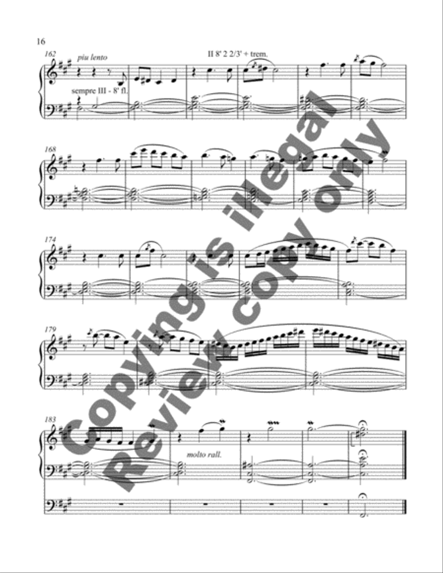 Sonata Festiva (Organ Sonata VII) Organ scores gallery preview page 12