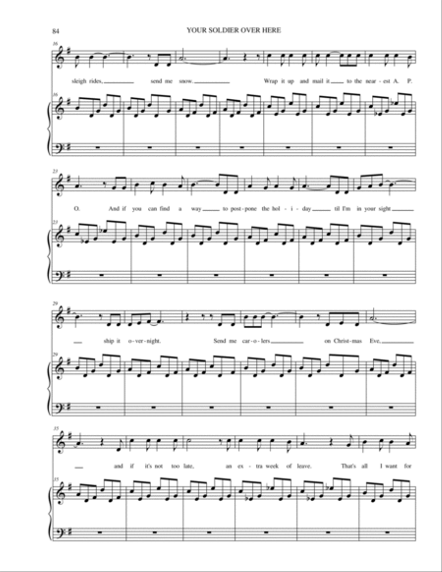 Your Soldier Over Here Your Soldier Over Here Tenor Voice scores gallery preview page 2