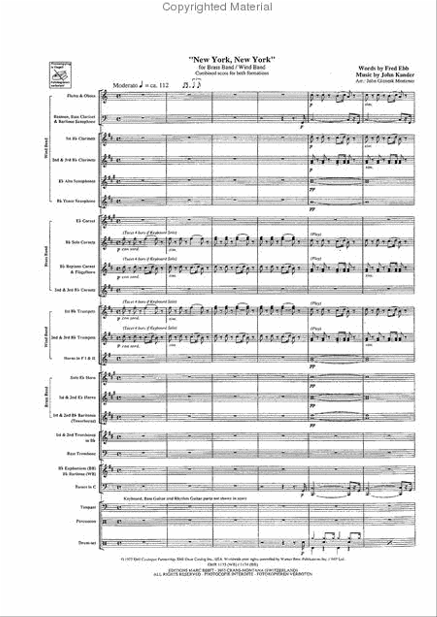 New York, New York New York, New York Brass Band scores gallery preview page 3