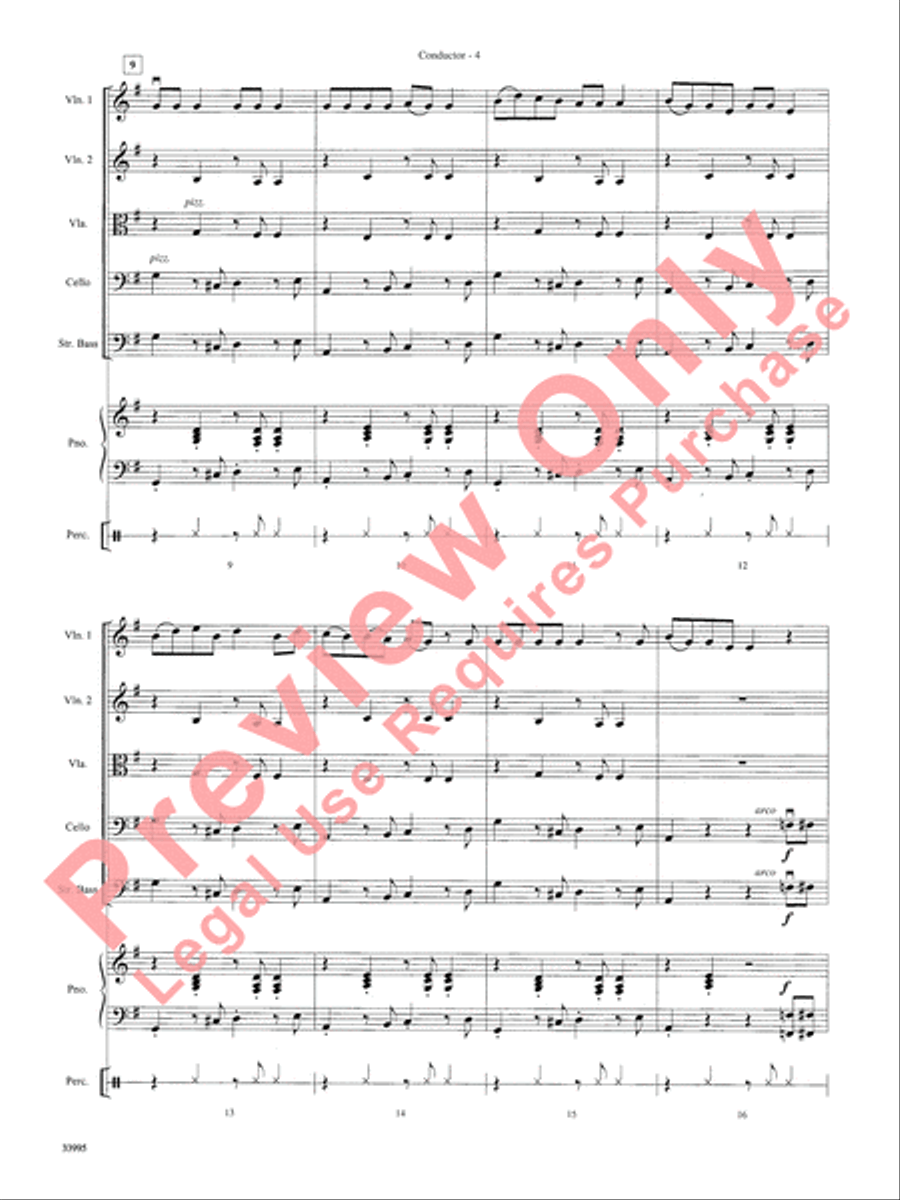 Great Movie Themes Great Movie Themes String Orchestra scores gallery preview page 5
