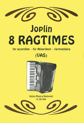 Book cover for 8 Ragtimes