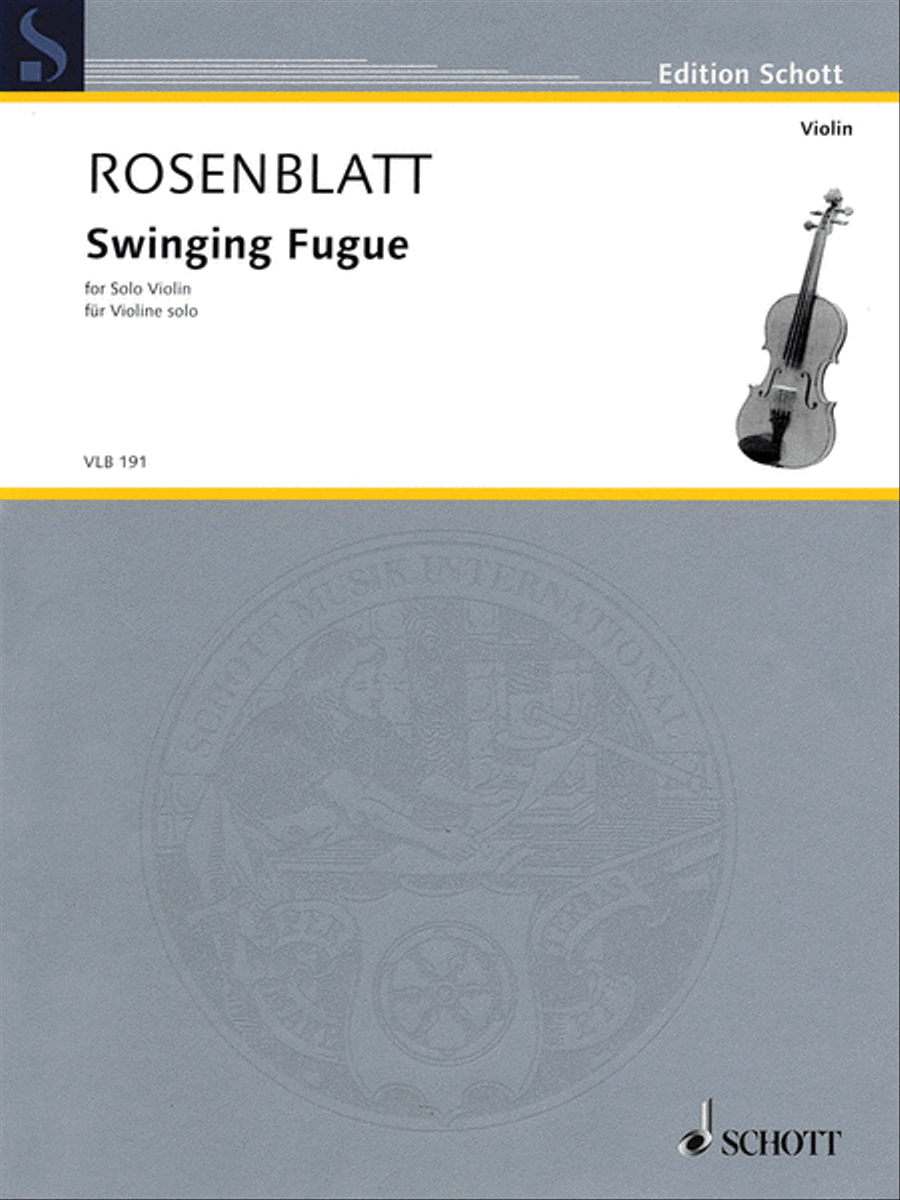 Swinging Fugue Violin Solo scores gallery preview page 1