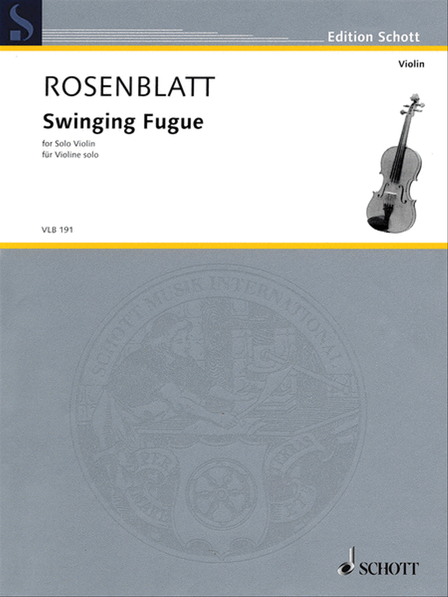 Swinging Fugue Swinging Fugue Violin Solo scores gallery preview page 1