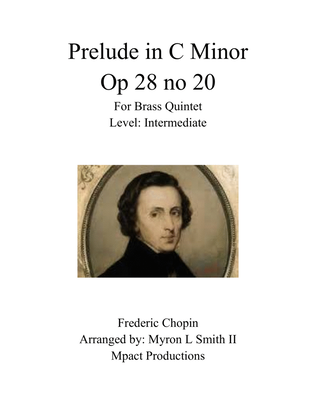 Prelude in C Minor Op 28 No 20