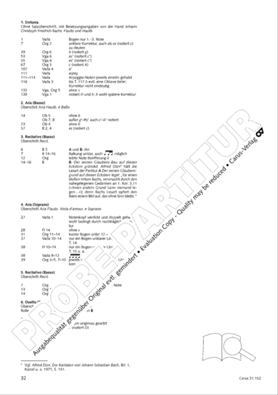 Walk on the path of faith (Tritt auf die Glaubensbahn) Orchestra scores gallery preview page 33