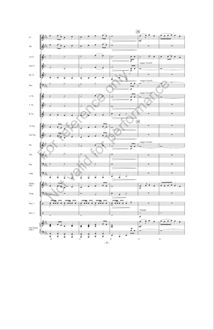 Of Castles And Kings Of Castles And Kings Concert Band scores gallery preview page 8
