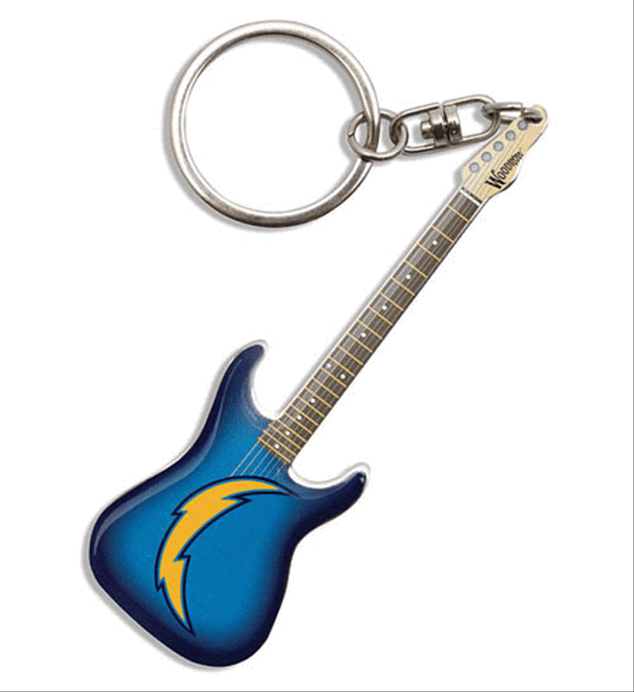Los Angeles Chargers Electric Guitar Keychain Electric Guitar scores gallery preview page 2