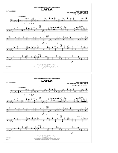 Layla - 1st Trombone