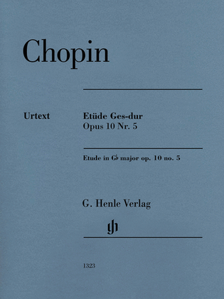 Book cover for Etude in G-flat Major, Op. 10, No. 5
