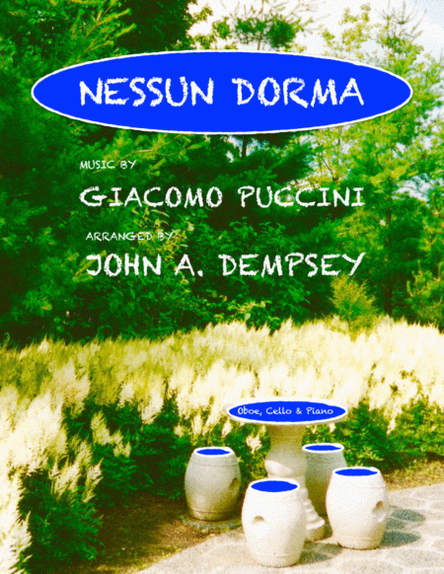 Nessun Dorma (in C major): Trio for Oboe, Cello and Piano image number null